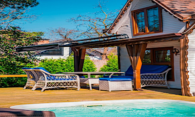 Bungalov Bahçe Manzaralı Havuzlu